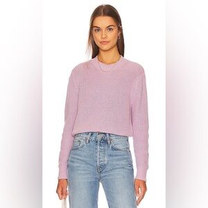 525 AMERICA Crewneck Pullover Sweater in Lilac Size M